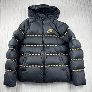 Nike Sportswear Big Kids XL Down Full Zip Jacket CU9154-013 Metallic Gold Read*